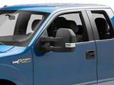 Powered Heated Towing Mirrors with Clear Turn Signals; Textured Black (07-14 F-150)