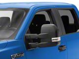 Powered Heated Towing Mirrors with Sequential LED Turn Signals; Textured Black (15-19 F-150)