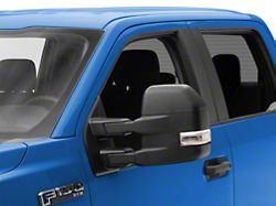 Powered Heated Towing Mirrors with Sequential LED Turn Signals; Textured Black (15-19 F-150)