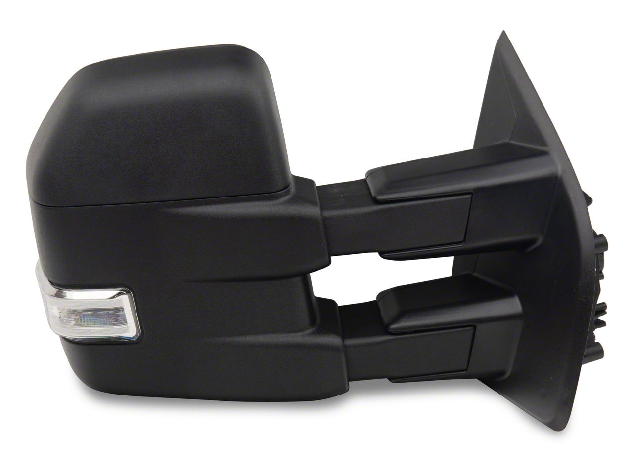 Ford F150 2009-2014 New Glossy Black Towing Mirrors Power Heated LED Signal Puddle Lights