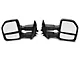 Powered Heated Towing Mirrors with Smoked LED Turn Signals; Black (04-06 F-150)