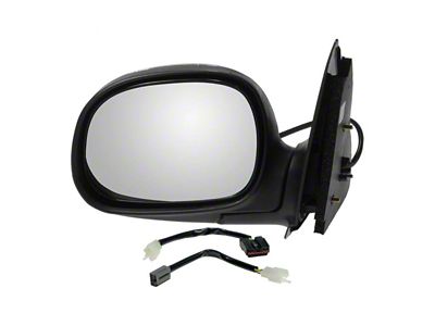 Powered Mirror; Chrome; Driver Side (98-00 F-150; 01-02 F-150 Regular Cab, SuperCab)