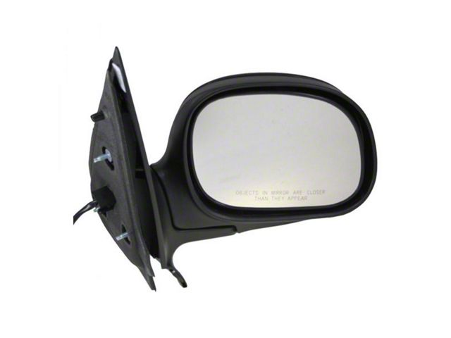 Powered Mirror; Flat Black; Passenger Side (01-02 F-150 SuperCrew)