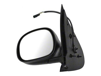 Powered Mirror; Textured Black; Driver Side (01-02 F-150 SuperCrew)