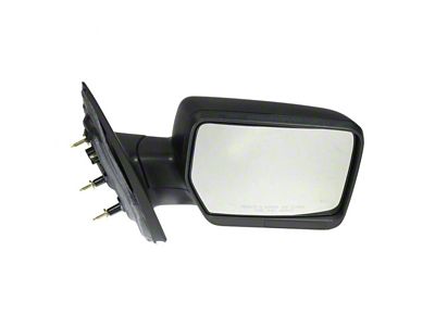 Powered Mirror; Textured Black; Passenger Side (04-08 F-150)