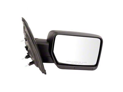 Powered Mirror; Textured Black; Passenger Side (09-14 F-150)