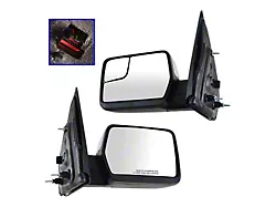 Powered Mirrors with Amber Reflectors; Chrome (04-14 F-150)