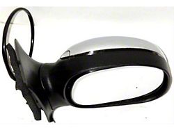 Replacement Powered Non-Heated Foldaway Side Mirror; Passenger Side; Chrome Cap (97-03 F-150)