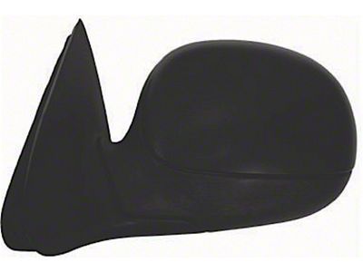 Replacement Powered Non-Heated Side Mirror; Driver Side; Textured Black (97-03 F-150)