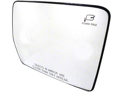 Powered Non-Heated Side Mirror Glass; Passenger Side (07-10 F-150 w/o Towing Mirrors)