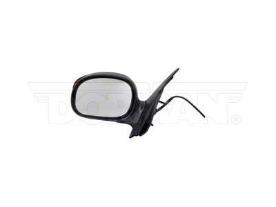 Powered Non-Heated Side Mirror with Turn Signal; Driver Side; Black (01-03 F-150 SuperCrew)