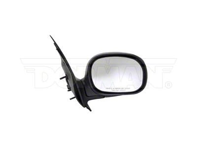 Powered Non-Heated Side Mirror with Turn Signal; Passenger Side; Black (01-03 F-150 SuperCrew)