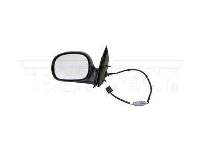 Powered Non-Heated Side Mirror without Turn Signal; Driver Side; Black (97-03 F-150 Regular Cab, SuperCab)