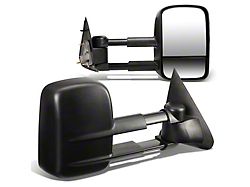 Powered Towing Mirrors; Black (97-03 F-150 Regular Cab, SuperCab)