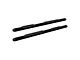Premier 4 Oval Nerf Side Step Bars with Mounting Kit; Black (01-03 F-150 SuperCrew)