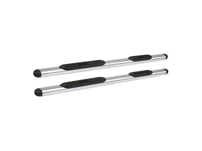 Premier 4 Oval Nerf Side Step Bars with Mounting Kit; Stainless Steel (01-03 F-150 SuperCrew)