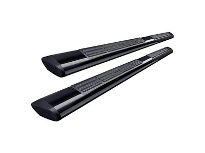 Premier 6 Oval Nerf Side Step Bars with Mounting Kit; Black (97-03 F-150 Regular Cab)