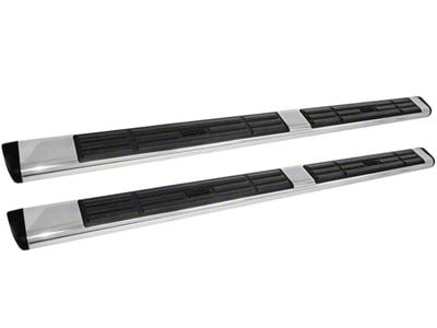 Premier 6 Oval Nerf Side Step Bars with Mounting Kit; Stainless Steel (97-03 F-150 Regular Cab)