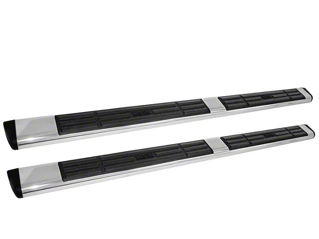 Premier 6 Oval Nerf Side Step Bars with Mounting Kit; Stainless Steel (97-03 F-150 SuperCab)