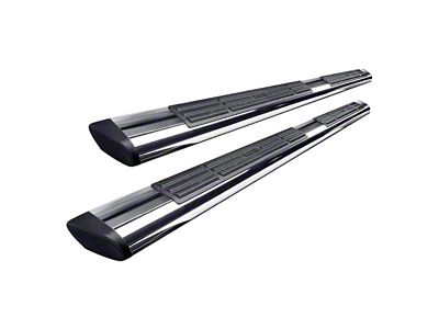 Premier 6 Oval Nerf Side Step Bars with Mounting Kit; Stainless Steel (15-25 F-150 SuperCrew)