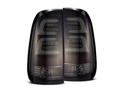 PRO-Series LED Tail Lights; Jet Black Housing; Smoked Lens (97-03 F-150 Styleside Regular Cab, SuperCab)