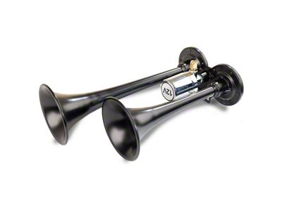 ProBlaster Compact Dual Air Horn System; Chrome (Universal; Some Adaptation May Be Required)