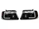Switchback Sequential LED C-Bar Projector Headlights; Black Housing; Smoked Lens (04-08 F-150)