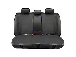 Protex Plus Series Front and Rear Seat Covers; Dark Gray/Black (Universal; Some Adaptation May Be Required)