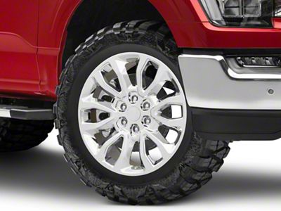 Raptor Style Chrome 6-Lug Wheel; 20x9; 30mm Offset (21-24 F-150)