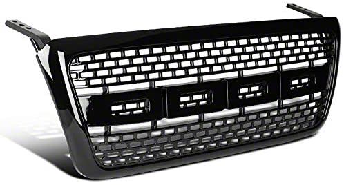 Raptor Style Grille; Black (04-08 F-150)