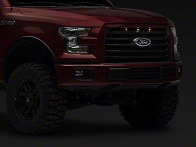 Raptor Style Grille Light Kit; Amber (15-17 F-150, Excluding Raptor)