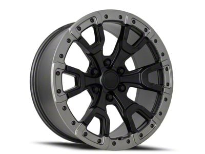 Raptor Style Satin Bronze with Satin Black Ring 6-Lug Wheel; 20x9; 20mm Offset (21-25 F-150)