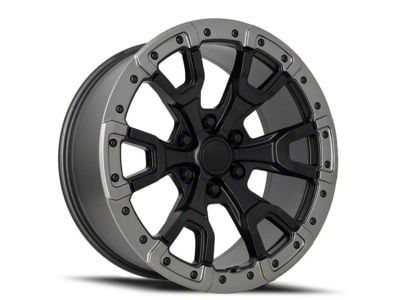 Raptor Style Satin Bronze with Satin Black Ring 6-Lug Wheel; 20x9; 20mm Offset (21-24 F-150)