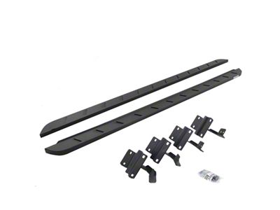 Go Rhino RB10 Slim Running Boards; Textured Black (15-25 F-150 SuperCab)
