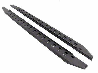 Go Rhino RB20 Slim Running Boards; Textured Black (15-25 F-150 Super Duty SuperCab)