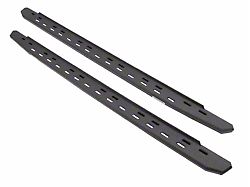 Go Rhino RB30 Slim Line Running Boards; Protective Bedliner Coating (15-26 F-150 Super Duty SuperCrew)