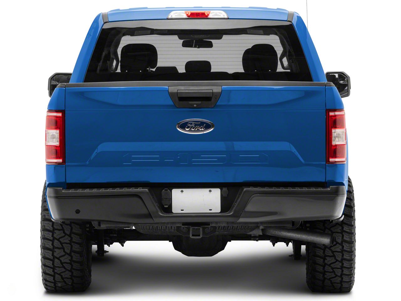 F-150 Rear Bumper Cap End; Pre-Drilled for Backup Sensors; Driver Side ...