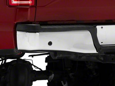 Rear Bumper Cap End; Pre-Drilled for Backup Sensors; Driver Side; Chrome (15-20 F-150, Excluding Raptor)