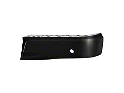 Rear Bumper Cap End; Pre-Drilled for Backup Sensors; Passenger Side; Black (15-20 F-150, Excluding Raptor)