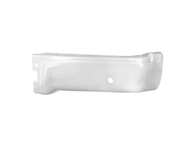 Rear Bumper Cap End; Pre-Drilled for Backup Sensors; Passenger Side; Chrome (09-14 F-150 Styleside)