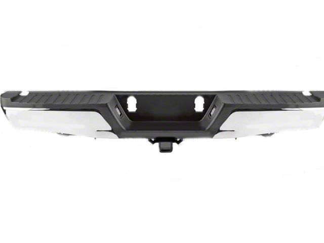 Replacement Rear Bumper; Chrome (15-20 F-150, Excluding Raptor)
