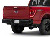 Rear Bumper Cover; Gloss Black (21-23 F-150 w/o Factory Dual Exhaust)