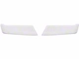 Rear Bumper Cover; Gloss White (21-23 F-150 w/o Factory Dual Exhaust)