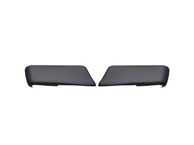 Rear Bumper Covers; Armor Coated (15-20 F-150, Excluding Raptor & 19-20 Limited)