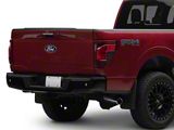 Rear Bumper Covers; Gloss Black (24-26 F-150 w/o Factory Dual Exhaust)