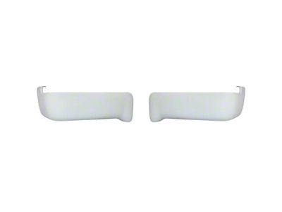 Rear Bumper Covers; Gloss White (09-14 F-150)