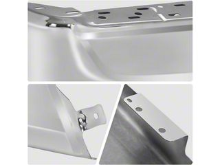 Chrome Rear Bumper End Cap For 2015-2020 Ford F-150 (Passenger Side, No Park Assist)