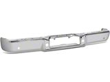 Rear Bumper; Pre-Drilled for Backup Sensors; Chrome (04-08 F-150 Styleside)