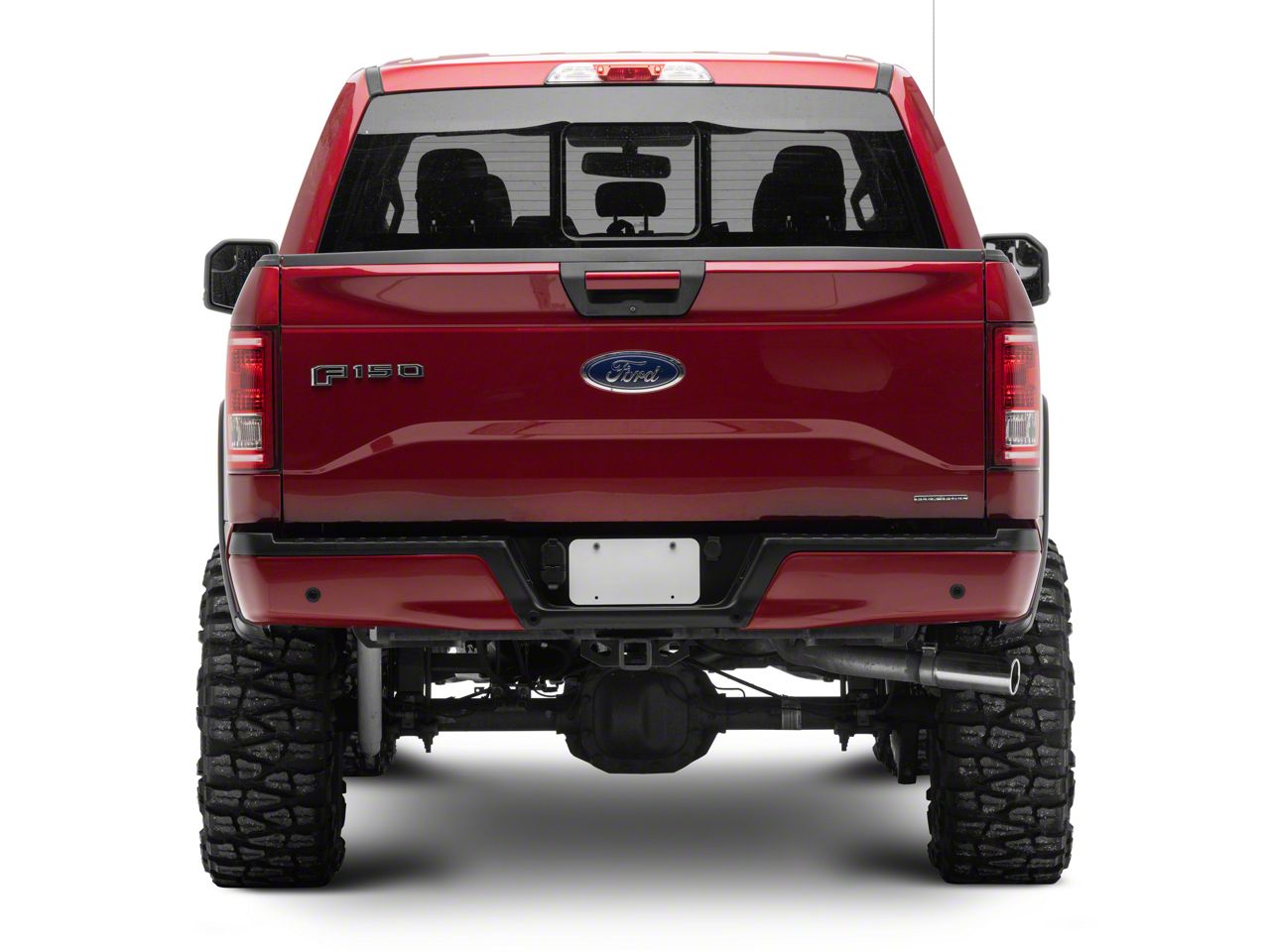 Center Bumper Step Pad For 2015-2020 Ford F-150 With Towing Package (No Parking Sensors)