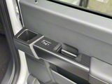 Rear Door Switch Accent Trim; Raw Carbon Fiber (21-24 F-150 SuperCrew)